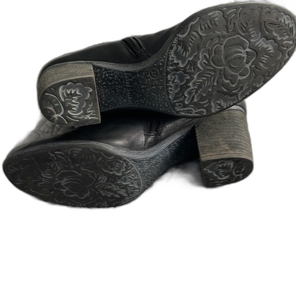 Black leather Joseph Seibel Ankle Boots. Size 37 - Picture 4 of 12